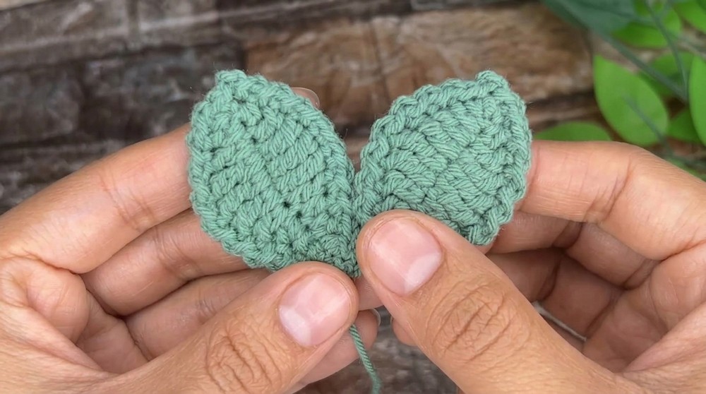Crochet Strawberry Hair Clip Pattern