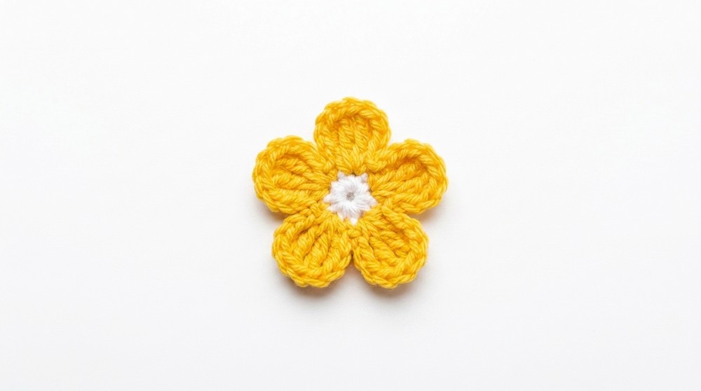 Crochet Flower Scarf Pattern