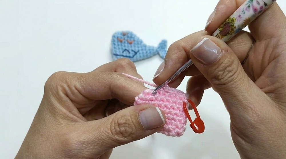 Crochet Whale Keychain Pattern