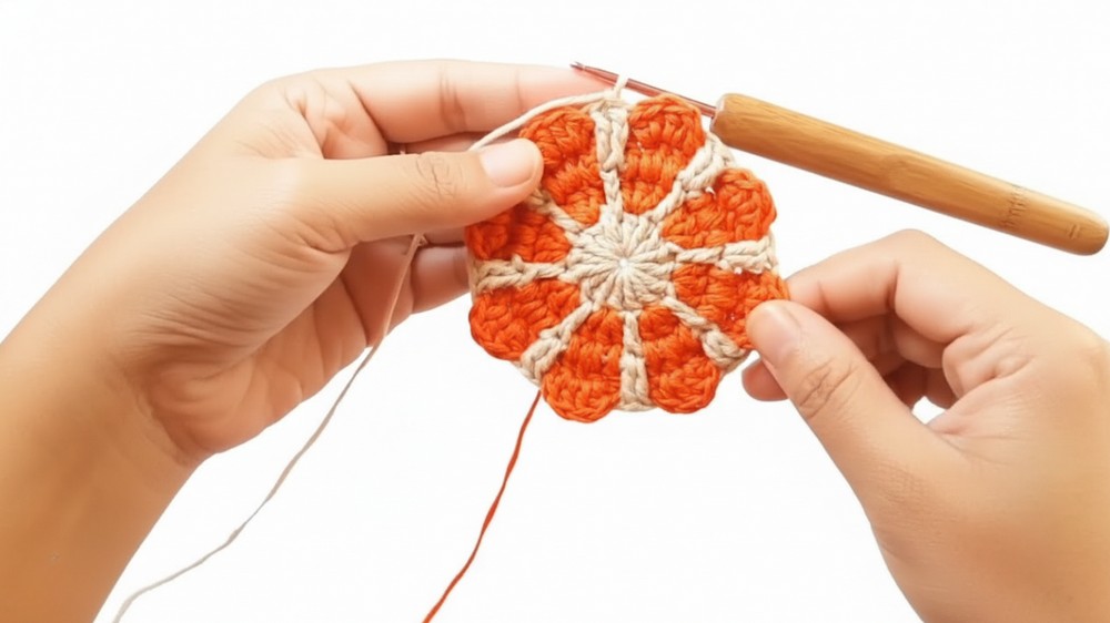 Crochet Flower Granny Square Pattern
