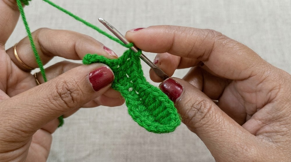Crochet Cherry Hair Clip Pattern