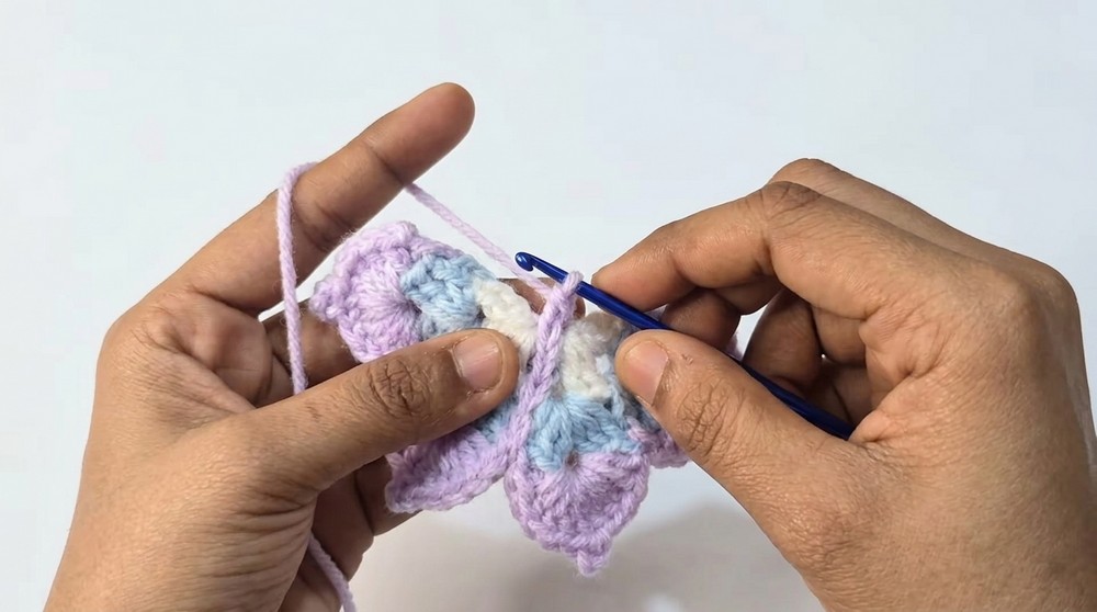 Crochet Butterfly Keychain Pattern