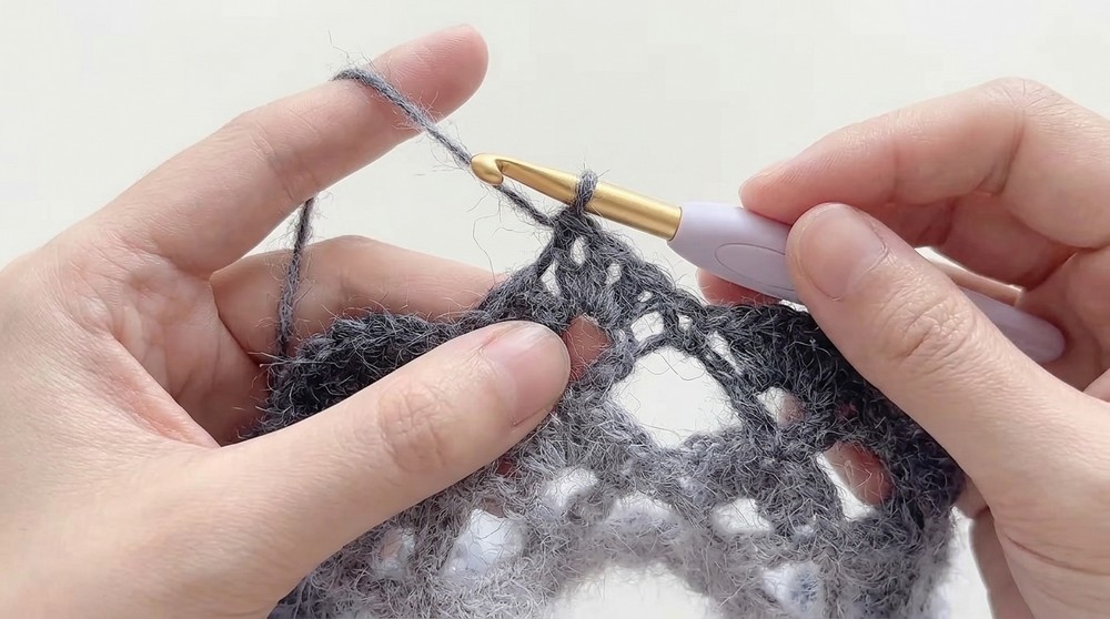 Crochet Mesh Cardigan Pattern