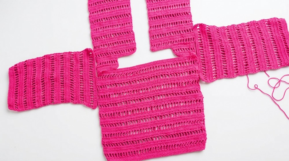 Crochet Mesh Cardigan Pattern