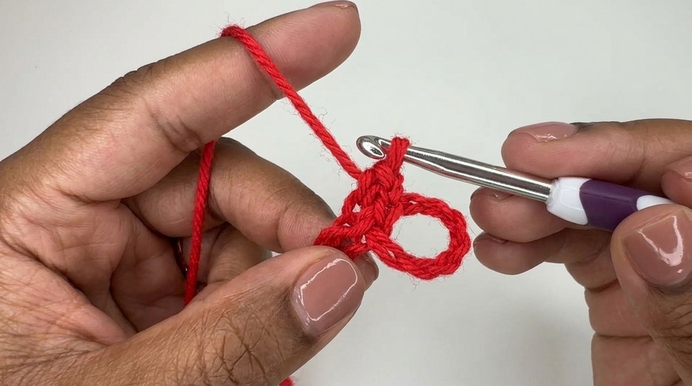 Crochet Heart Pouch Bow Pattern