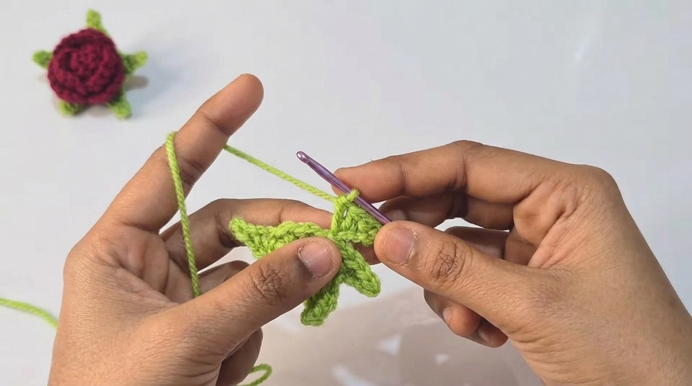 Crochet Rose Bookmark Pattern