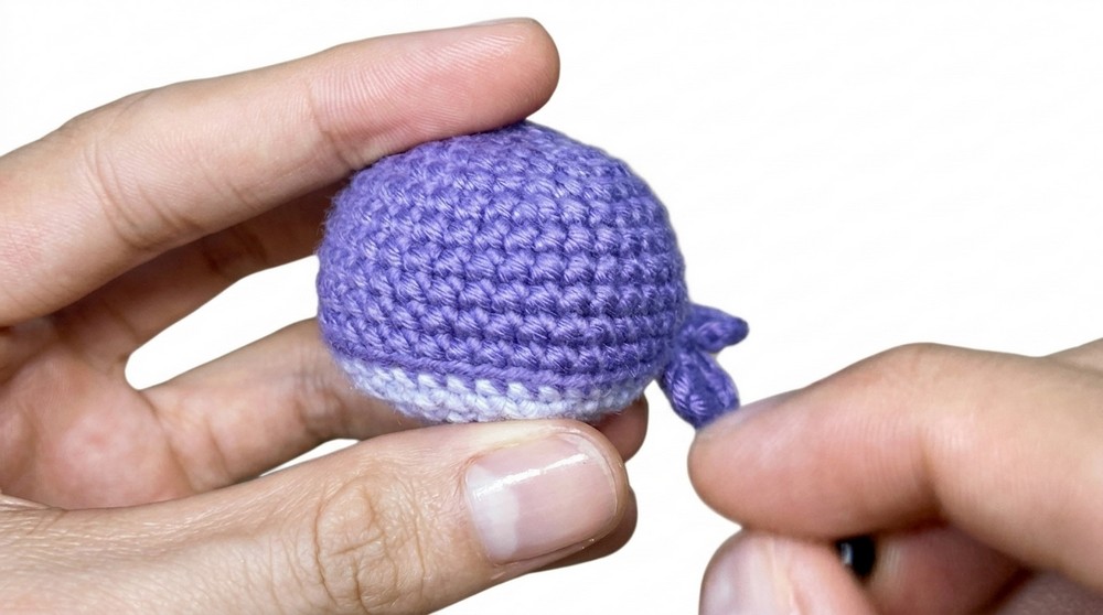 Crochet Whale Keychain Pattern