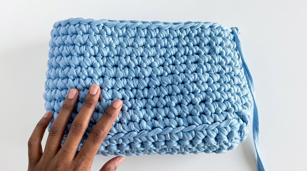 Crochet T-shirt Yarn Bag Pattern