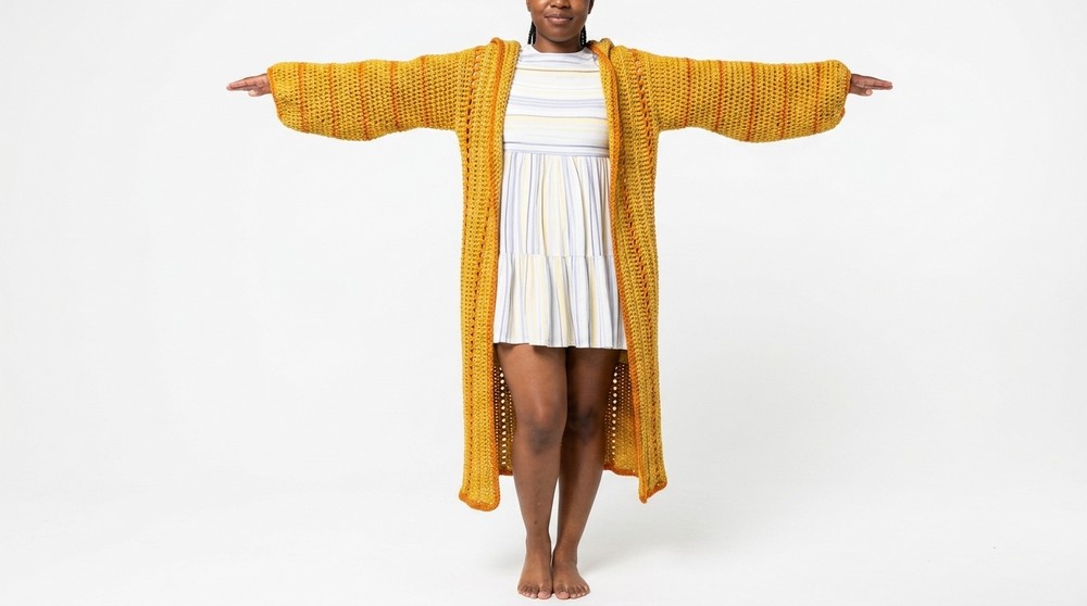 Crochet Hooded Cardigan Pattern