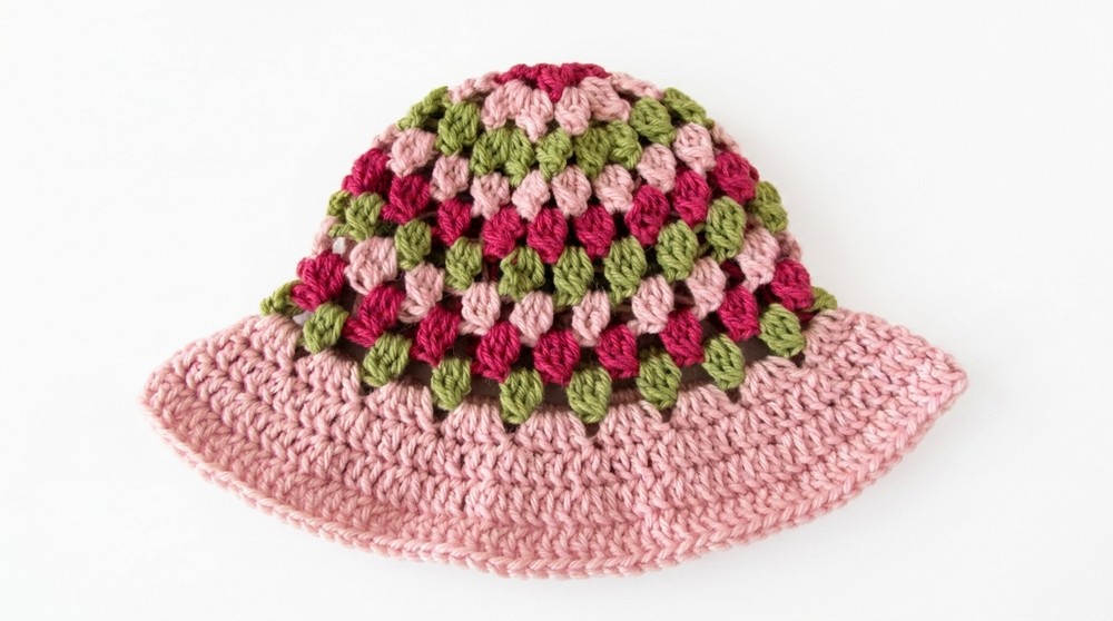 Crochet Granny Summer Hat Pattern