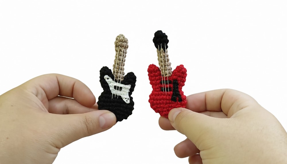 Crochet Guitar Amigurumi Pattern