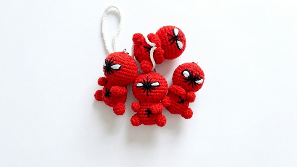 Crochet Mini Spiderman Pattern