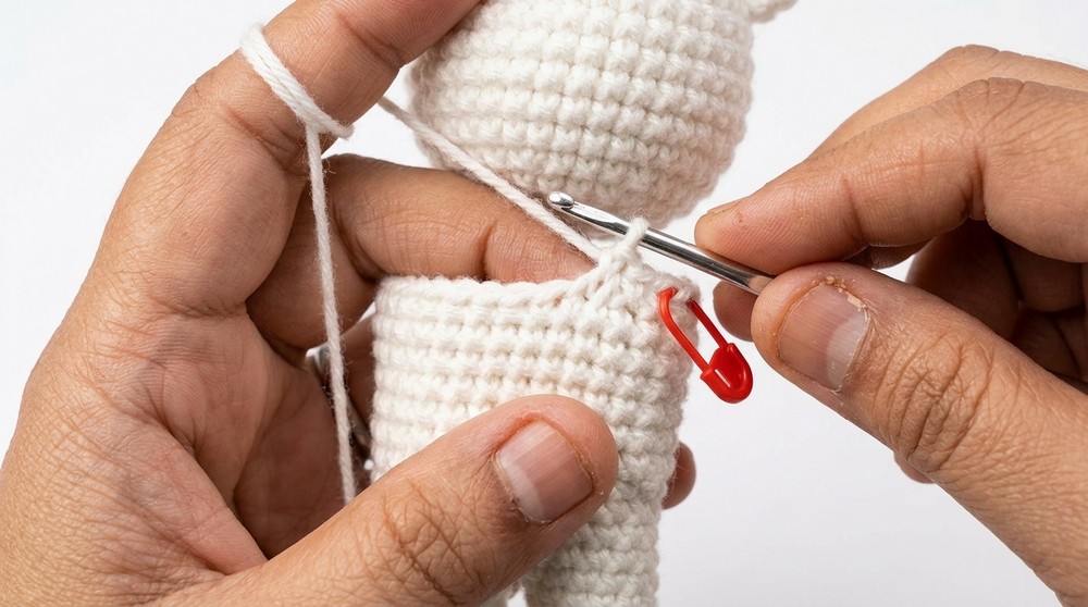 Crochet Teddy Bear Keychain Pattern