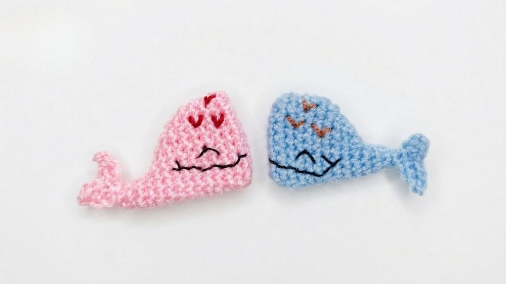 Crochet Whale Keychain Pattern
