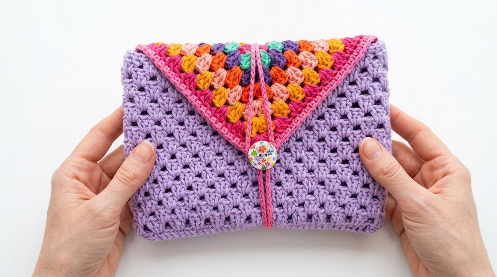 Crochet Book Cover Free Pattern