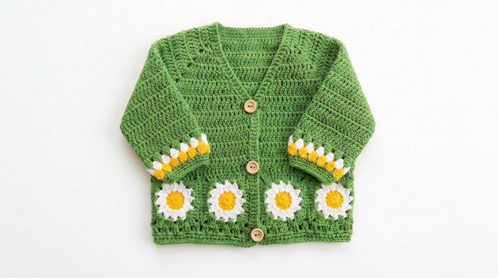 Crochet Baby Cardigan Pattern