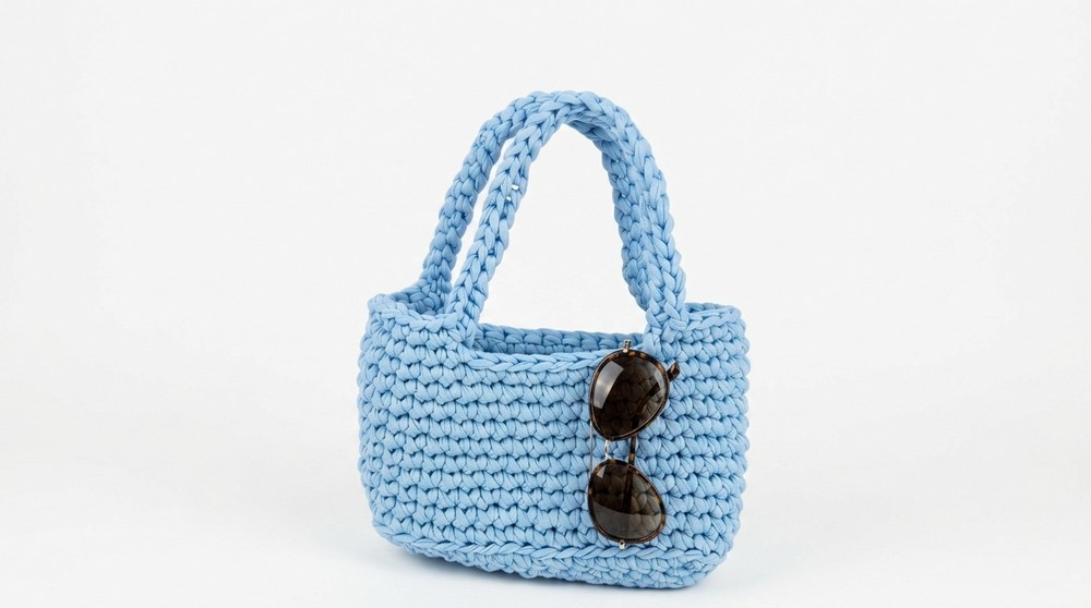 Crochet T-shirt Yarn Bag Pattern