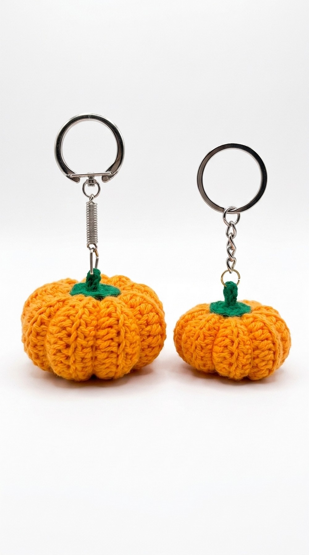 Crochet Pumpkin Keychain Pattern