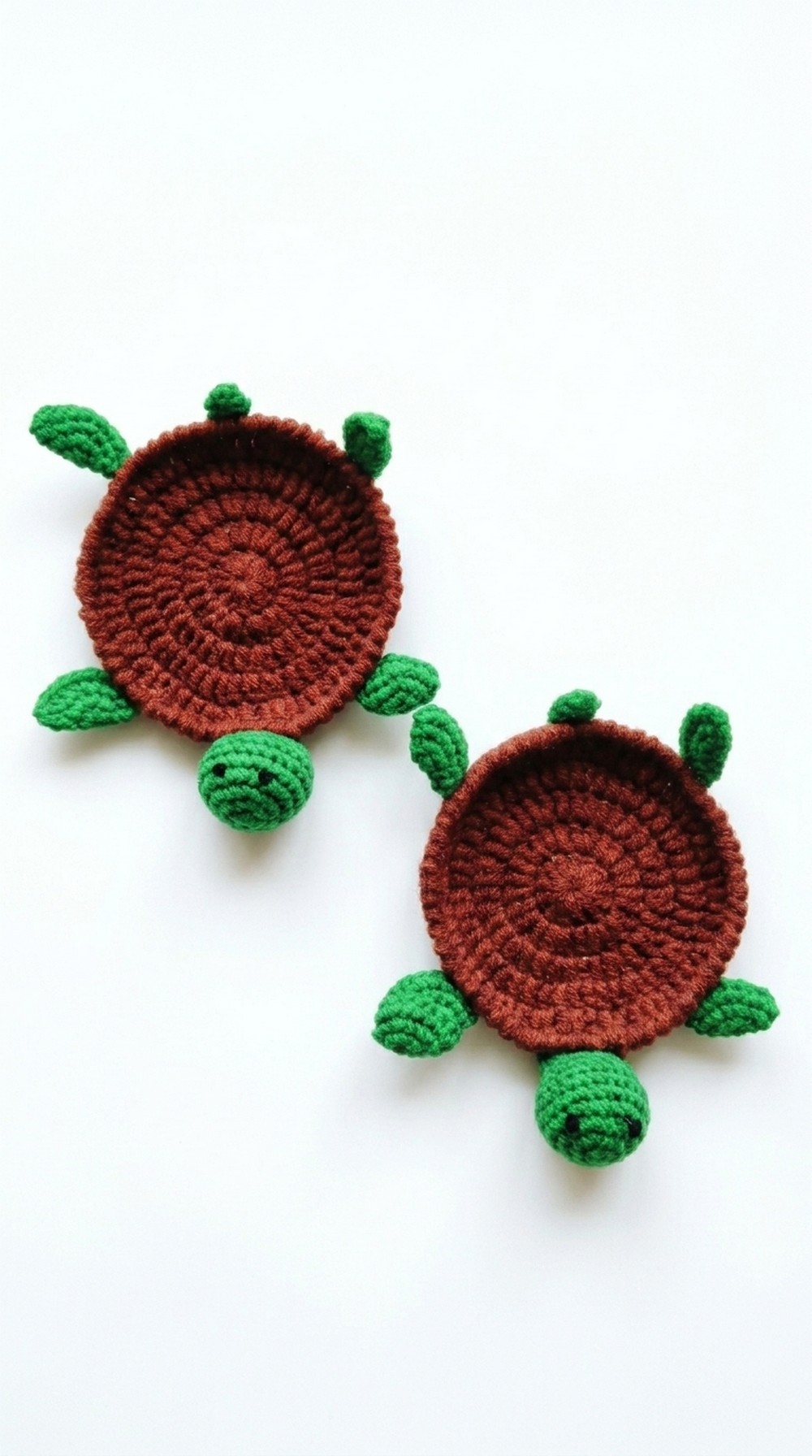 Crochet Turtle Coaster Pattern