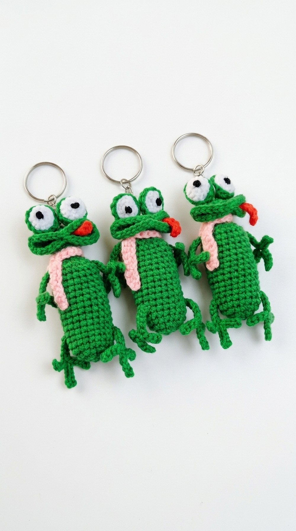 Crochet Frog Keychain Pattern