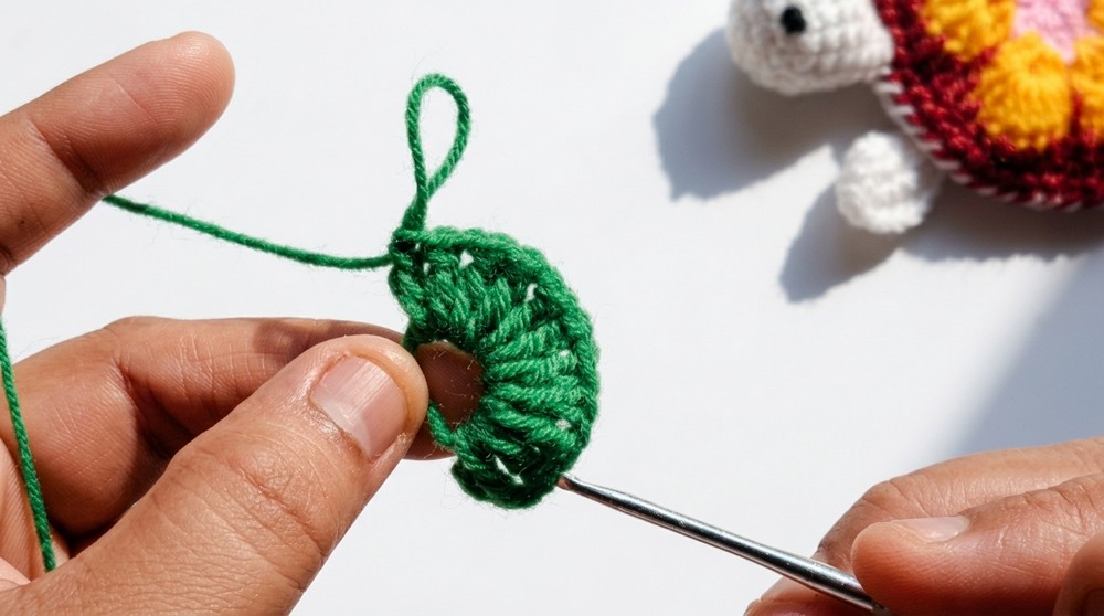 Crochet Turtle Pouch Pattern