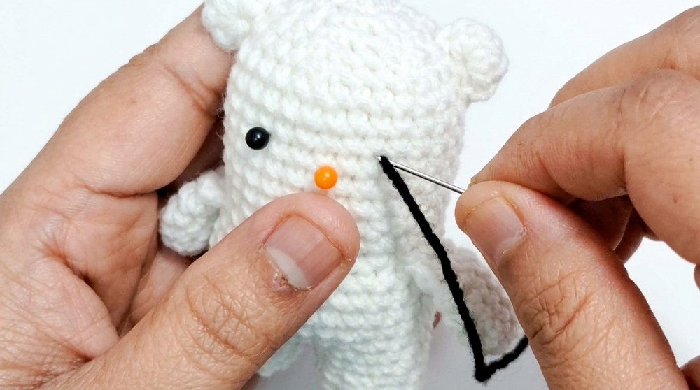 Crochet Teddy Bear Keychain Pattern