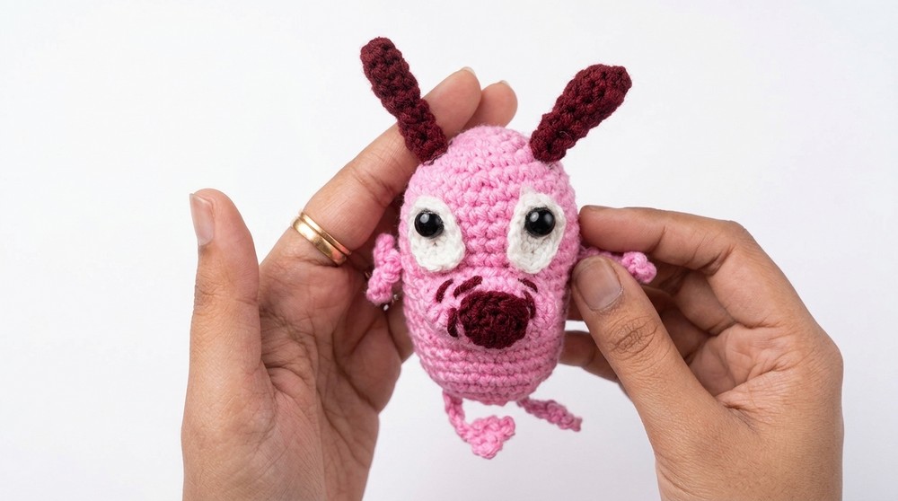 Crochet Courage The Cowardly Dog Pattern