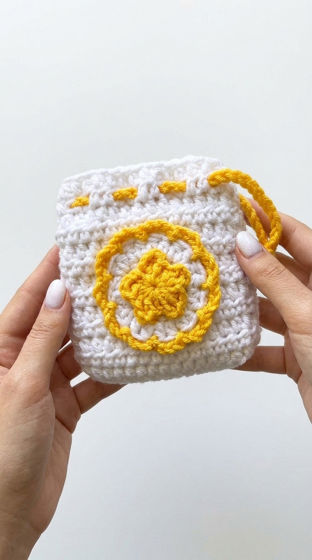 Crochet Drawstring Pouch Pattern