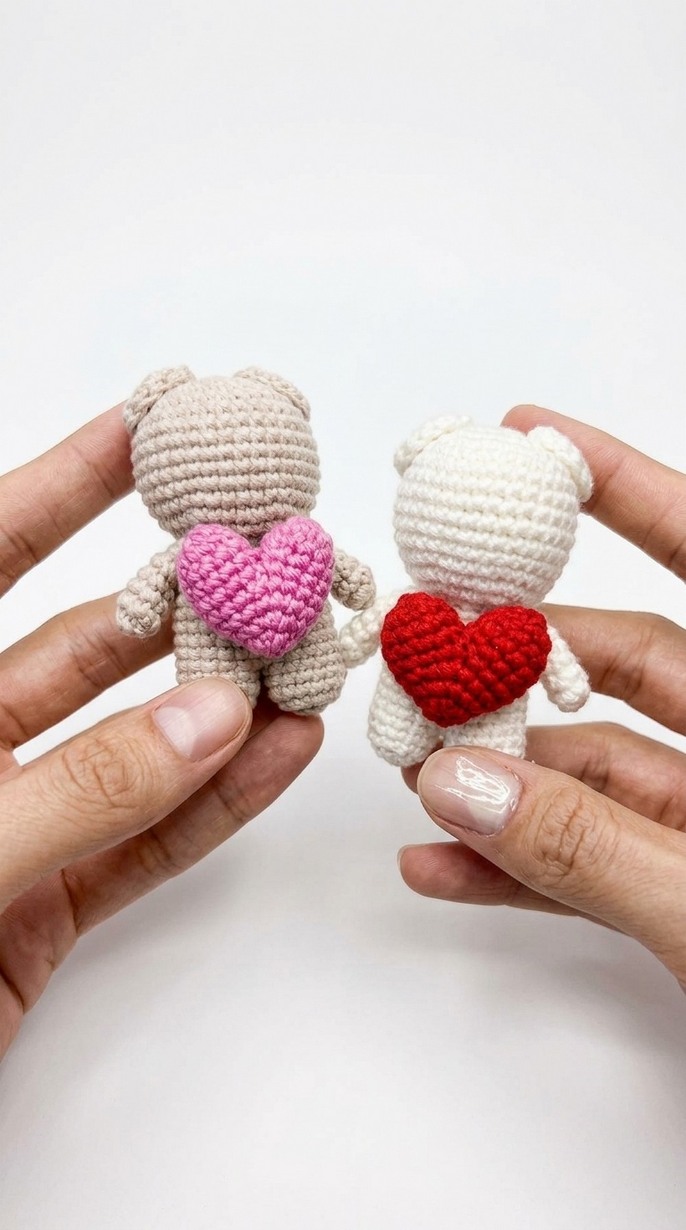 Crochet Teddy Bear Heart Pattern