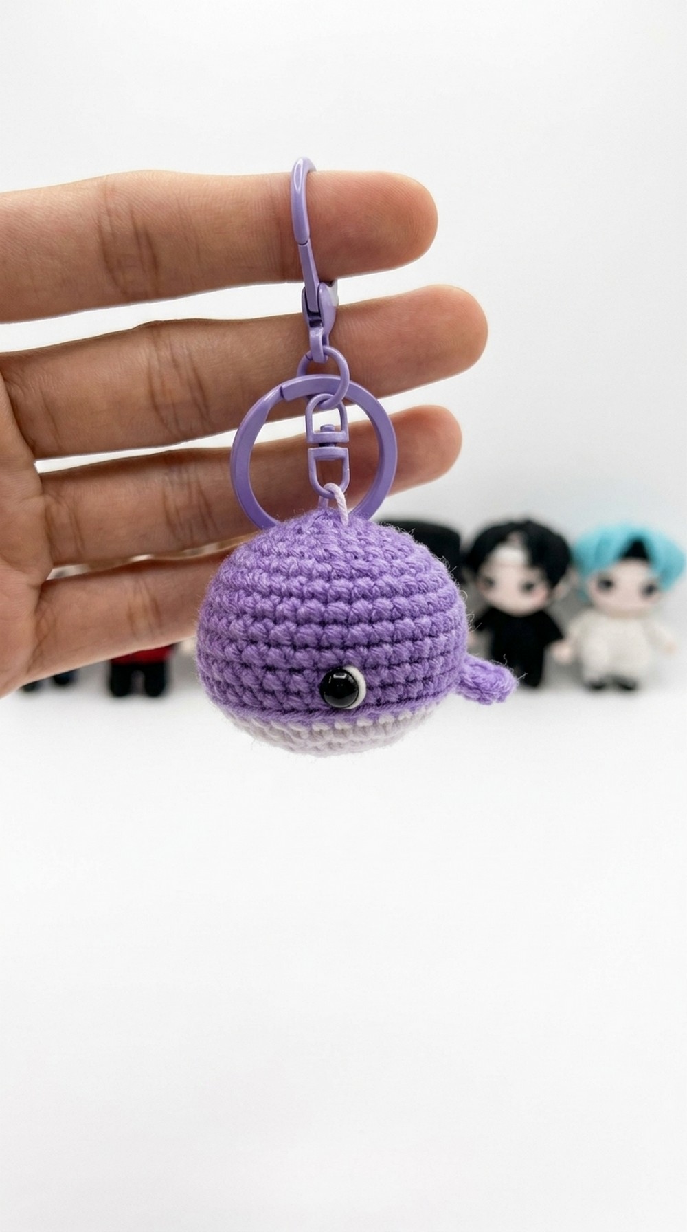 Crochet Whale Keychain Pattern