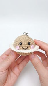 Crochet Baby Saturn Keychain Pattern