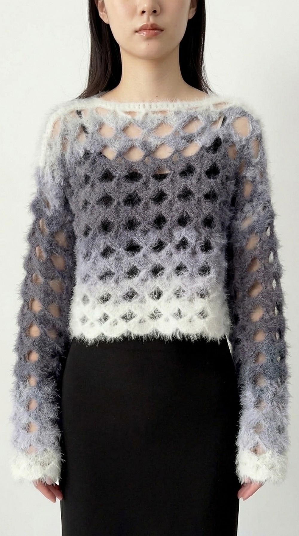 Crochet Mesh Cardigan Pattern