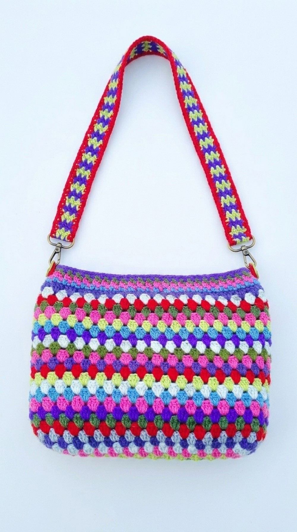 Crochet Granny Square Market Bag Pattern
