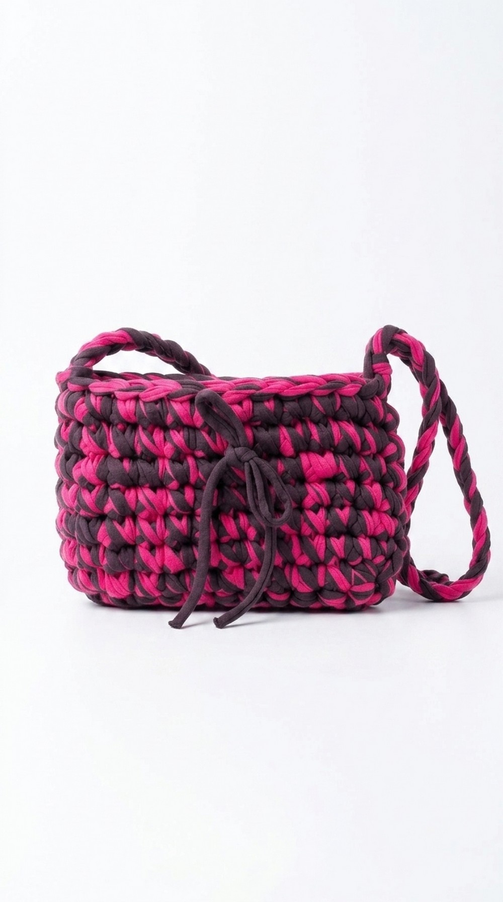 Crochet T Shirt Yarn Shoulder Bag Pattern