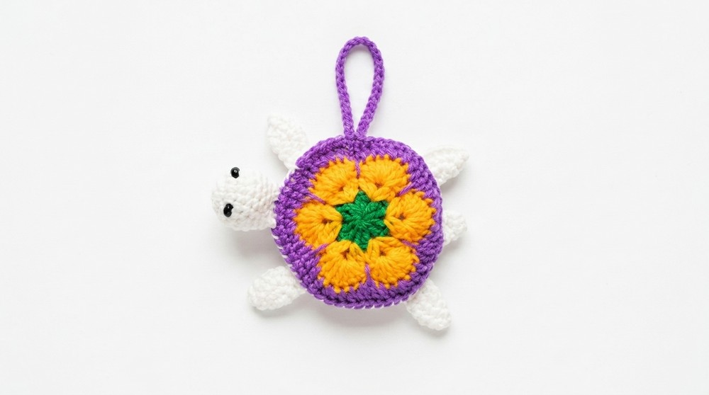 Crochet Turtle Pouch Pattern