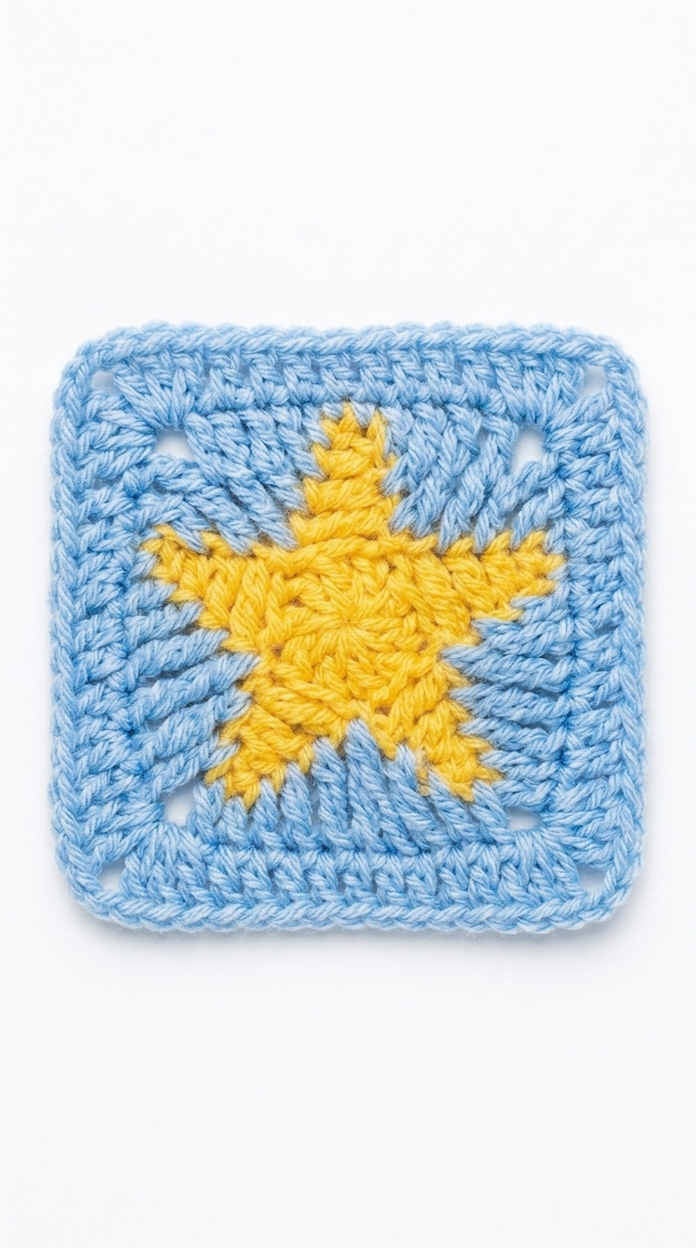 Crochet Star Granny Square Pattern