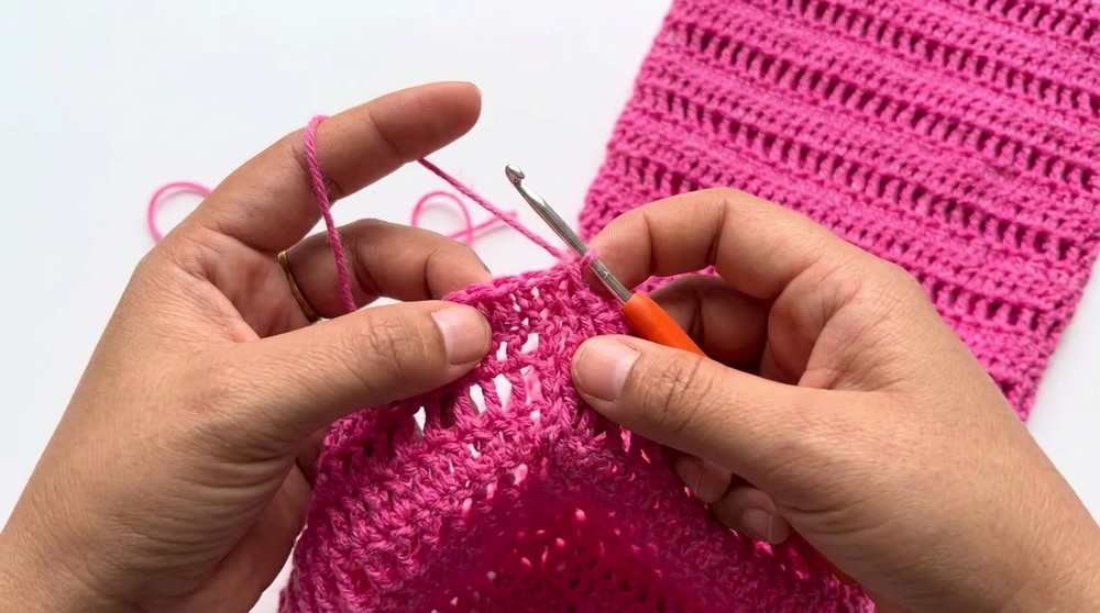 Crochet Mesh Cardigan Pattern