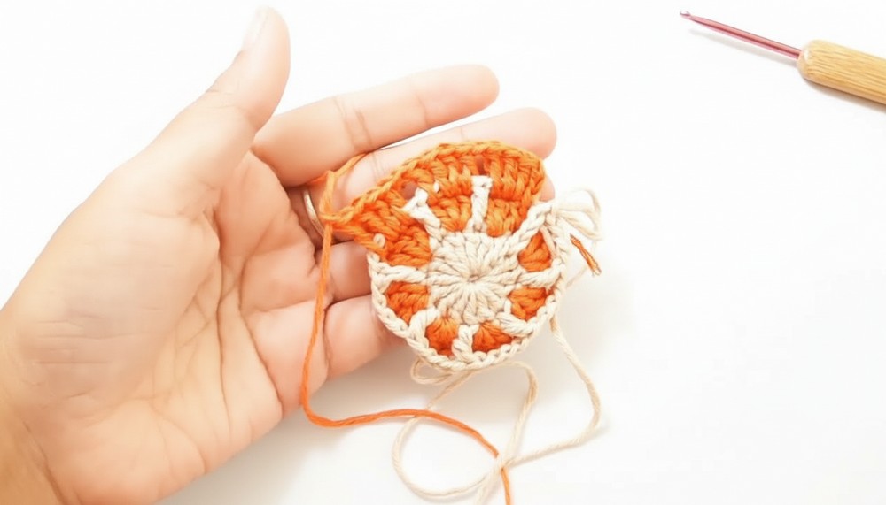 Crochet Flower Granny Square Pattern