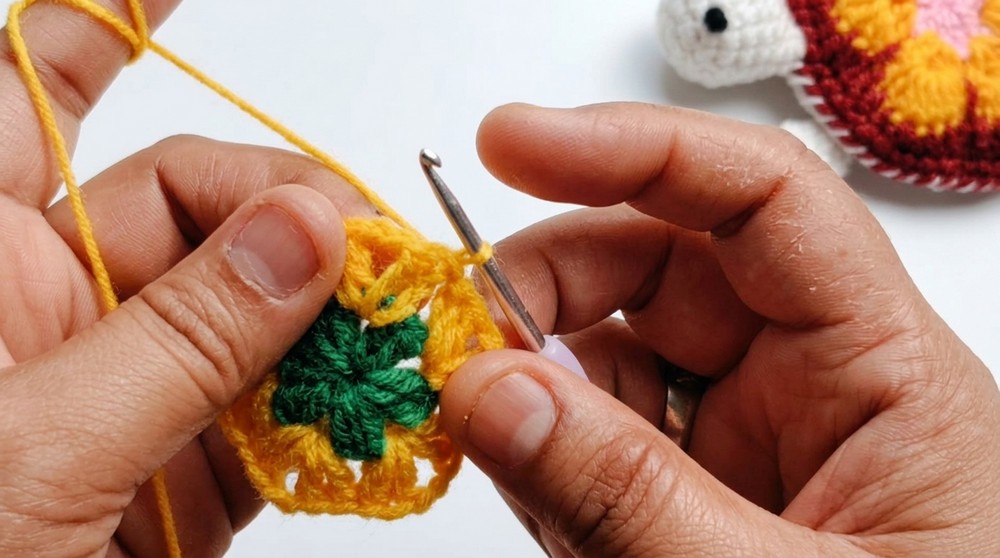 Crochet Turtle Pouch Pattern