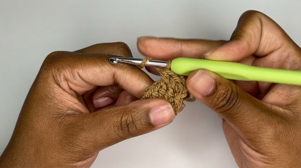 Crochet Sunflower Pouch Pattern