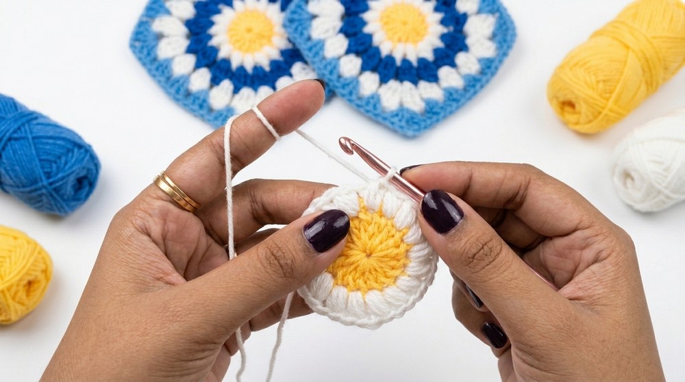 Crochet Sunburst Bag Pattern