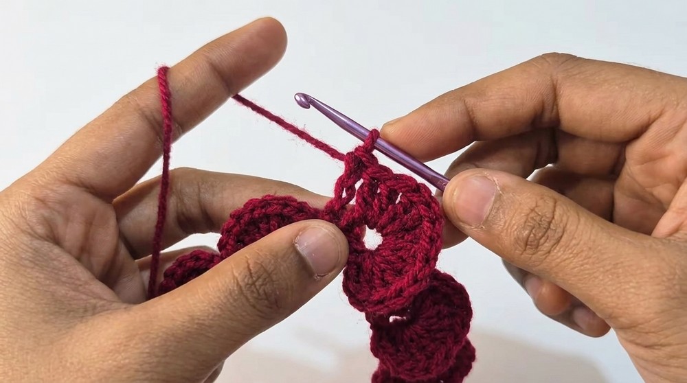 Crochet Rose Bookmark Pattern