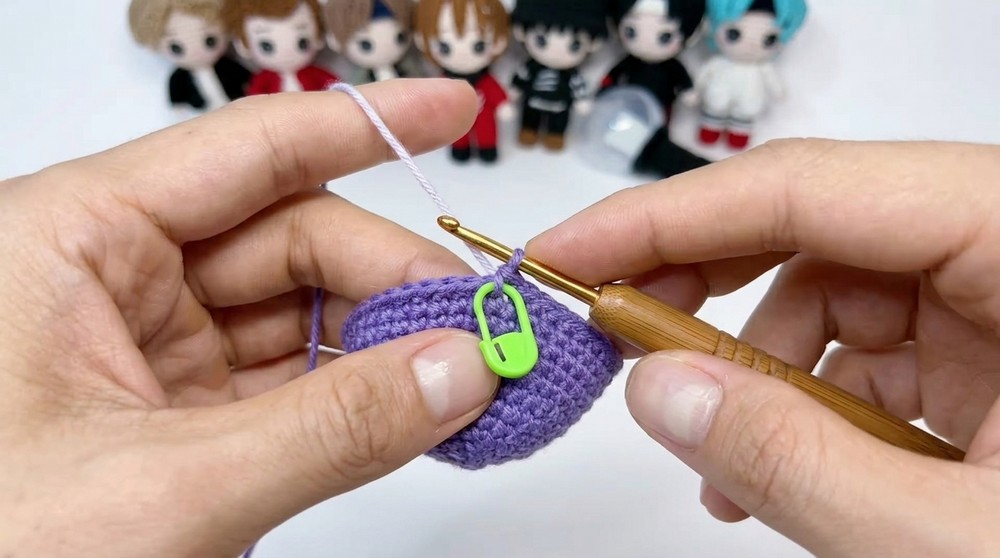 Crochet Whale Keychain Pattern