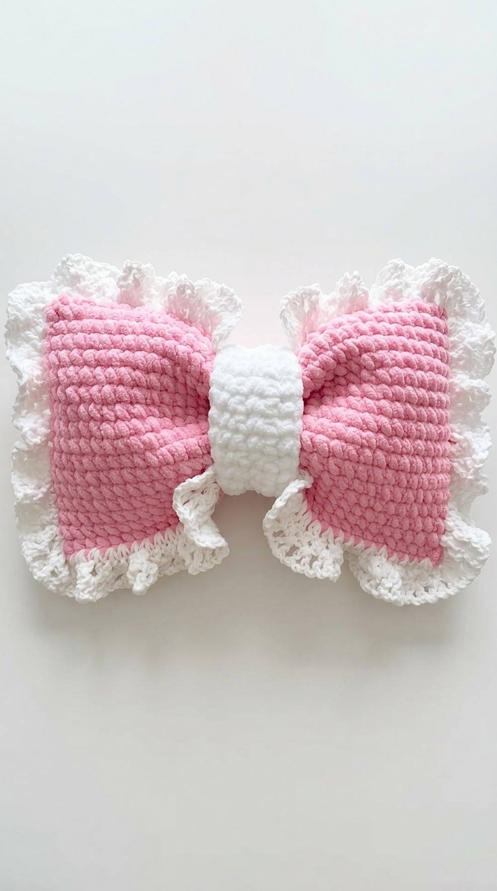 Crochet Bow Cushion Pattern
