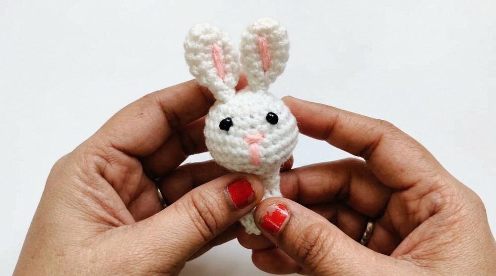 Crochet Bunny Coaster Pattern