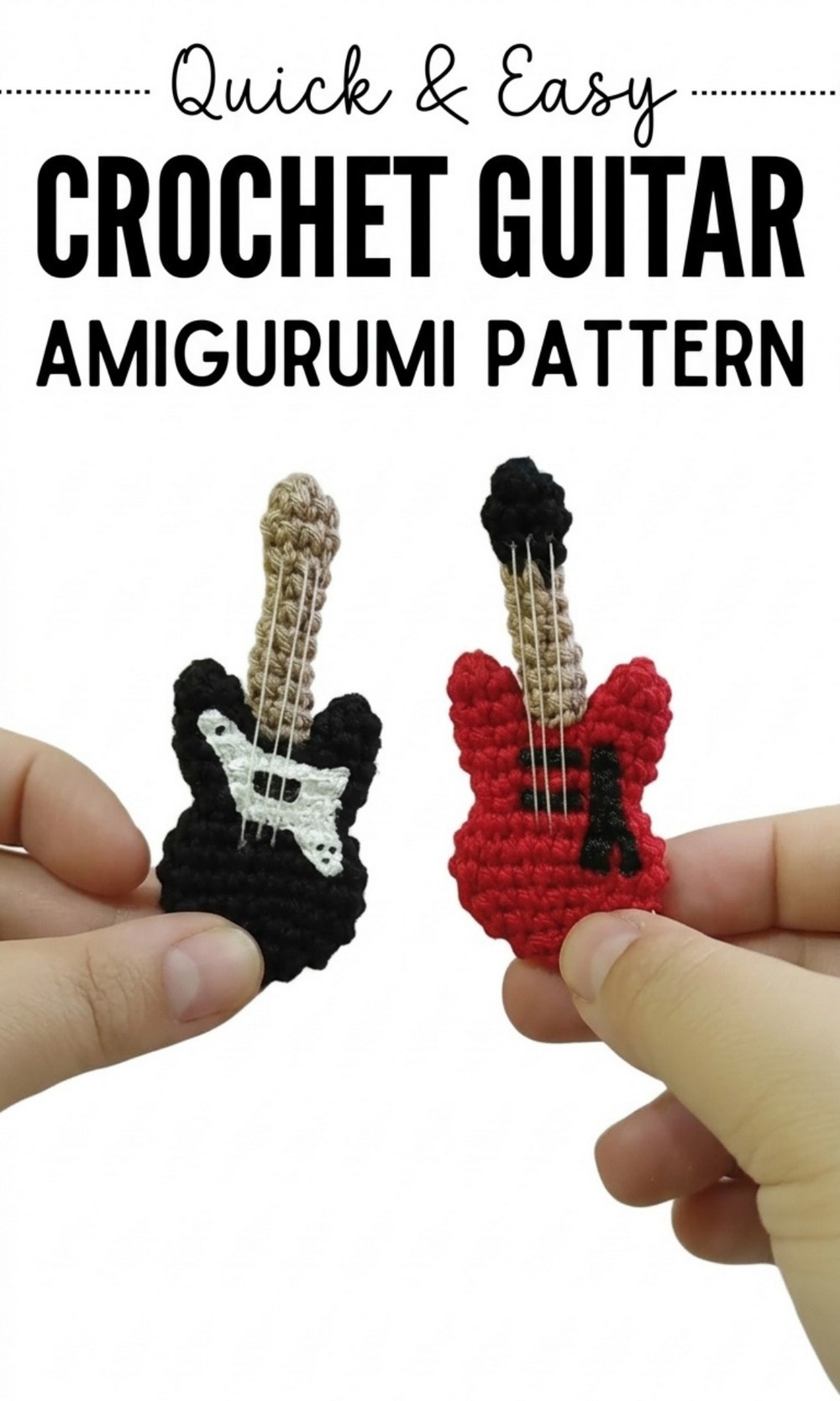 Crochet Guitar Amigurumi Pattern