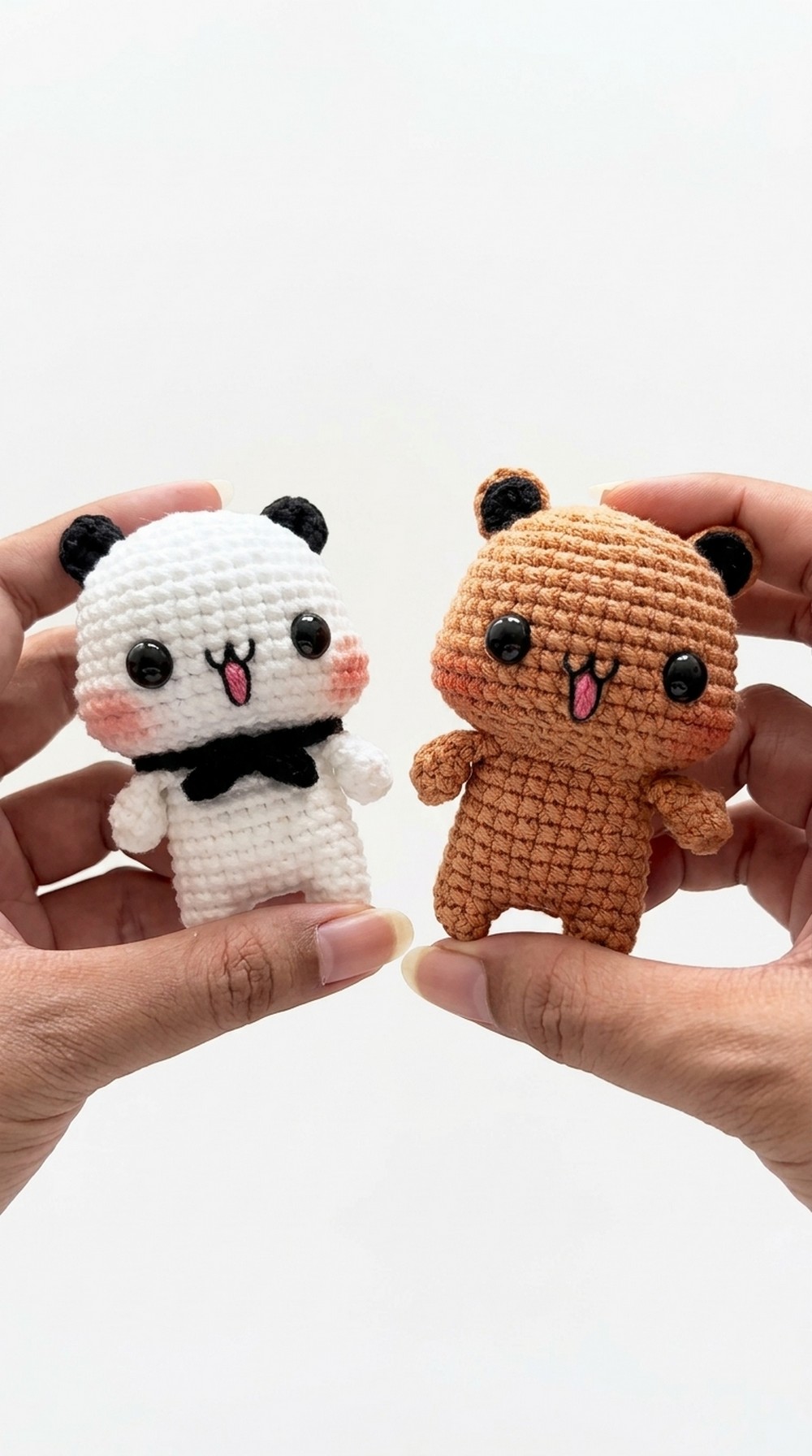 Crochet Dudu & Bubu Couple Keychain Pattern