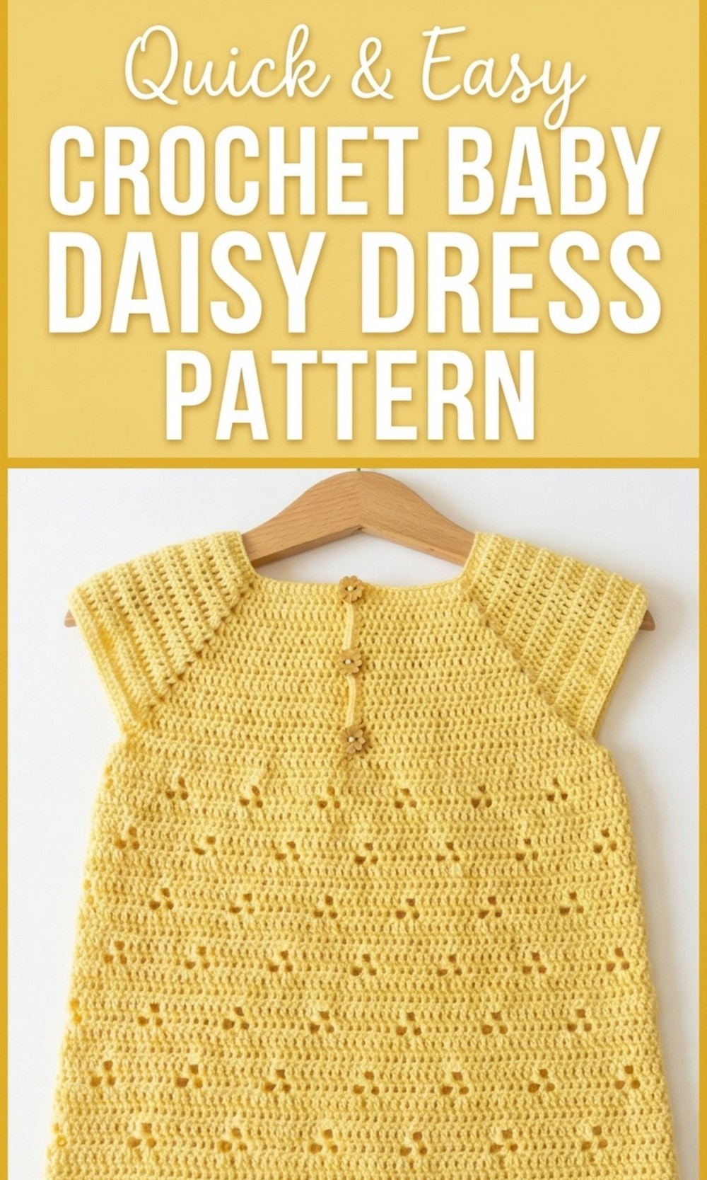 Crochet Baby Daisy Dress Pattern