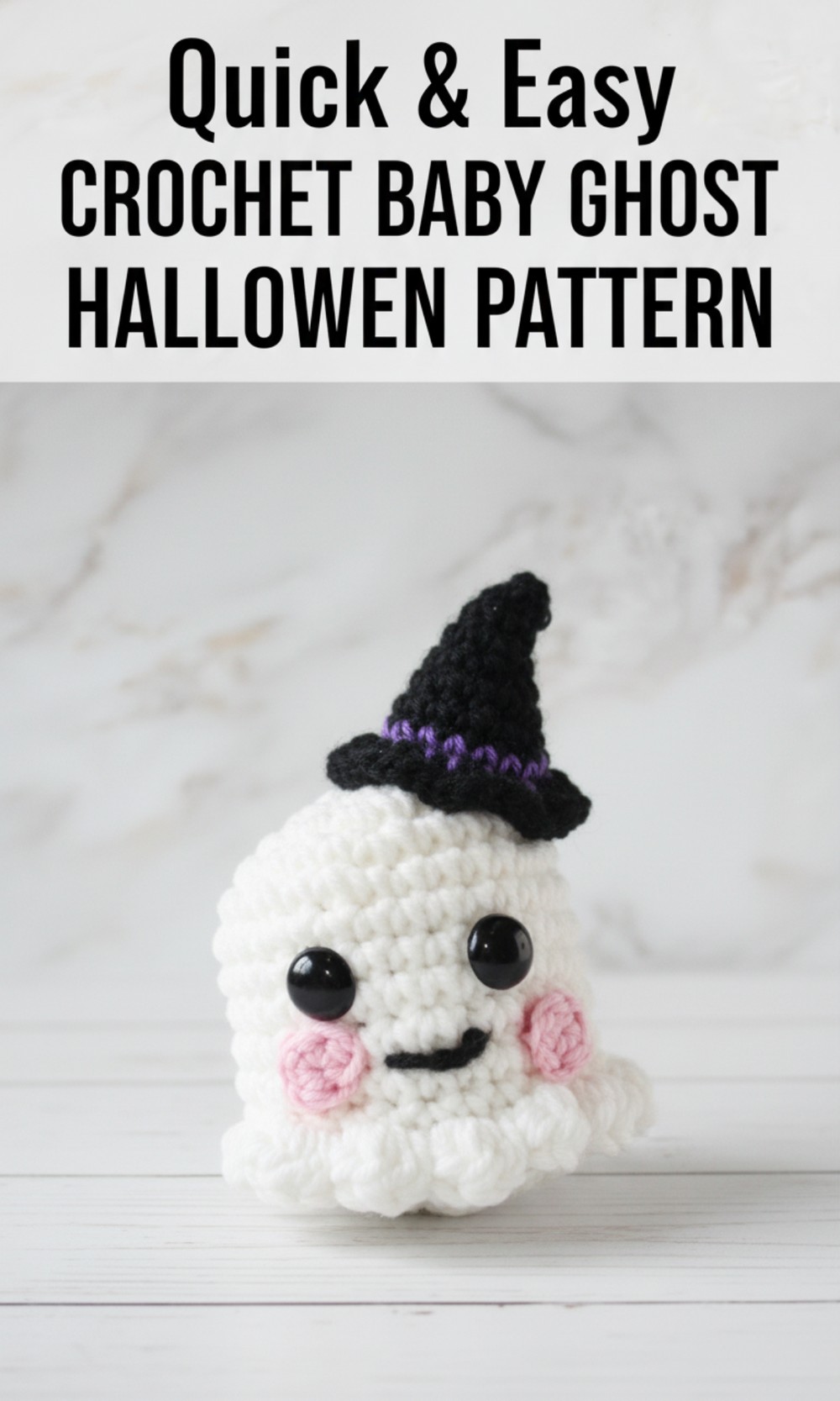 Crochet Baby Ghost Halloween Pattern