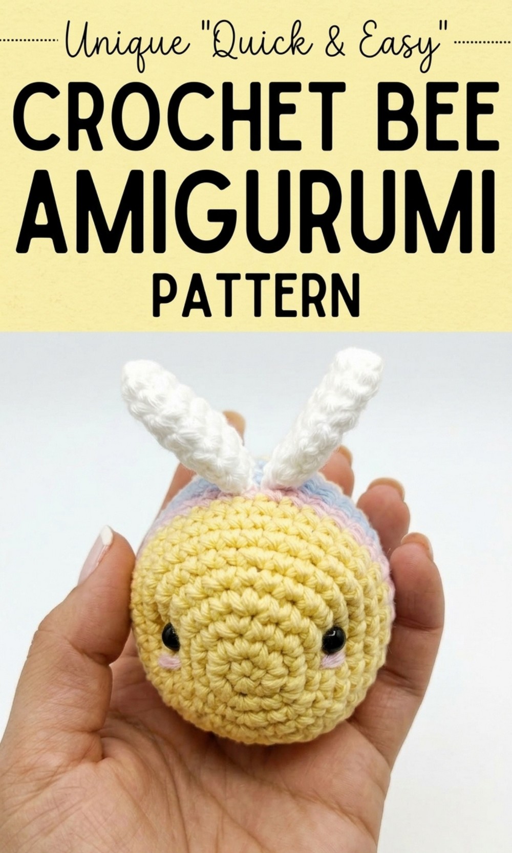 Crochet Bee Amigurumi Pattern